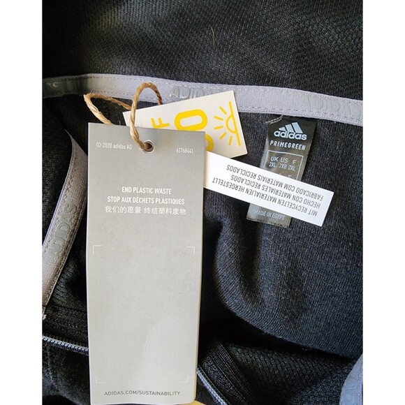 Adidas Primegreen NWT Long Sleeve 1/4 Zip Black Sports Shirt Size 2X UPF 50 - Picture 8 of 10